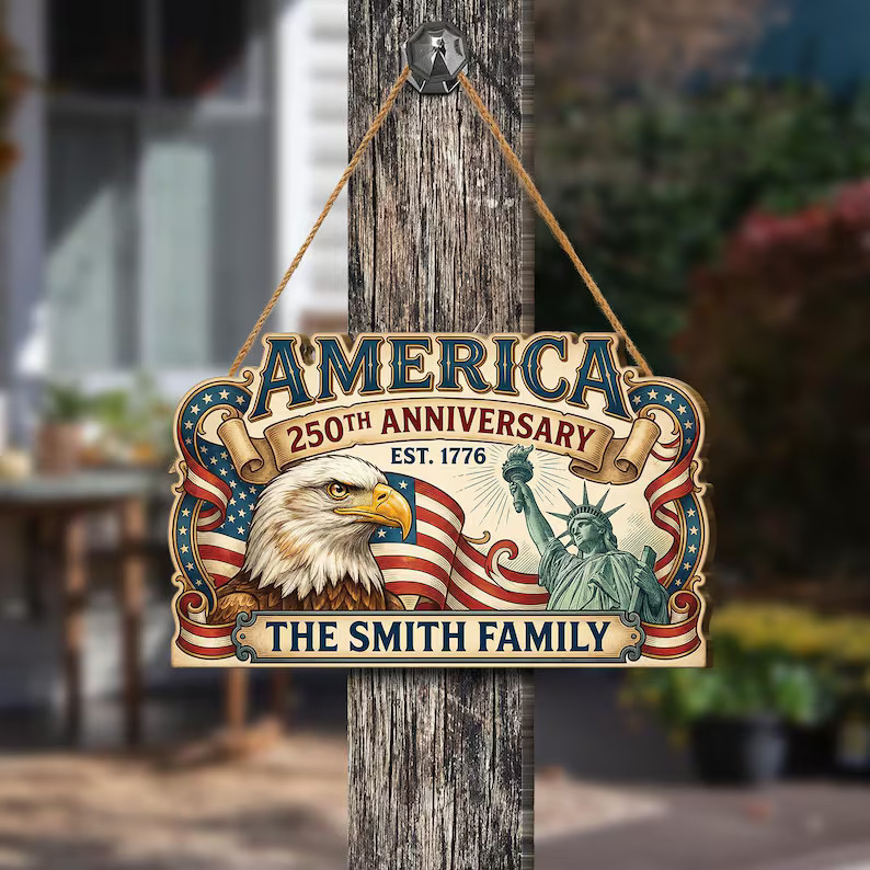 Personalized Wall Sign with Rope gallery