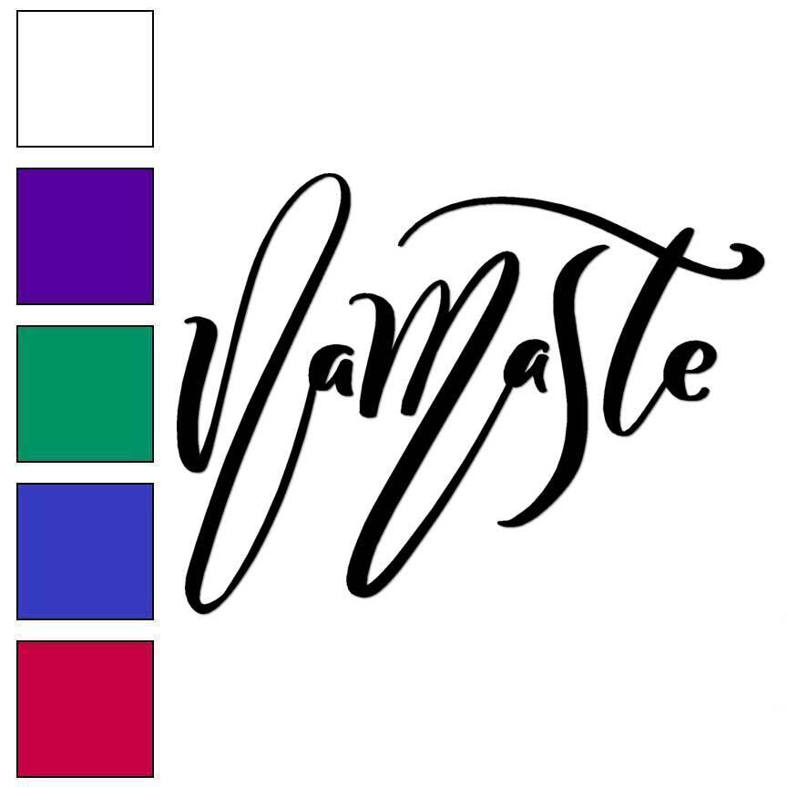 Namaste, Vinyl Decal Sticker, Multiple Colors & Sizes #6314 gallery