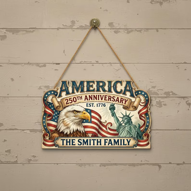 Personalized Wall Sign with Rope gallery