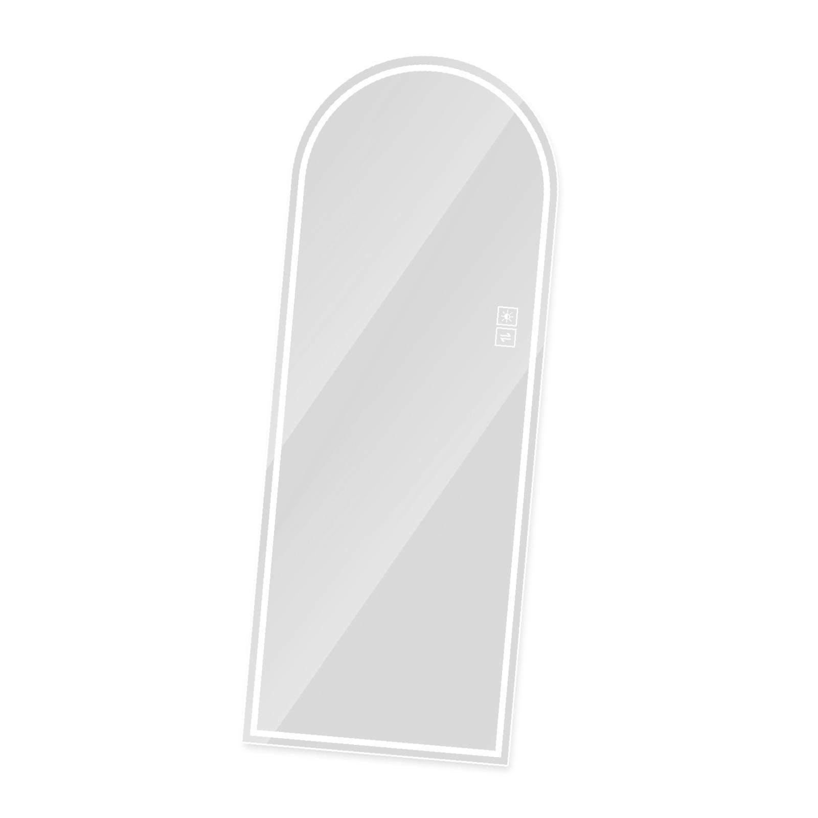 Adjustable Lighted Arch Design Full Length Mirror High Clarity LED Floor Mirror gallery