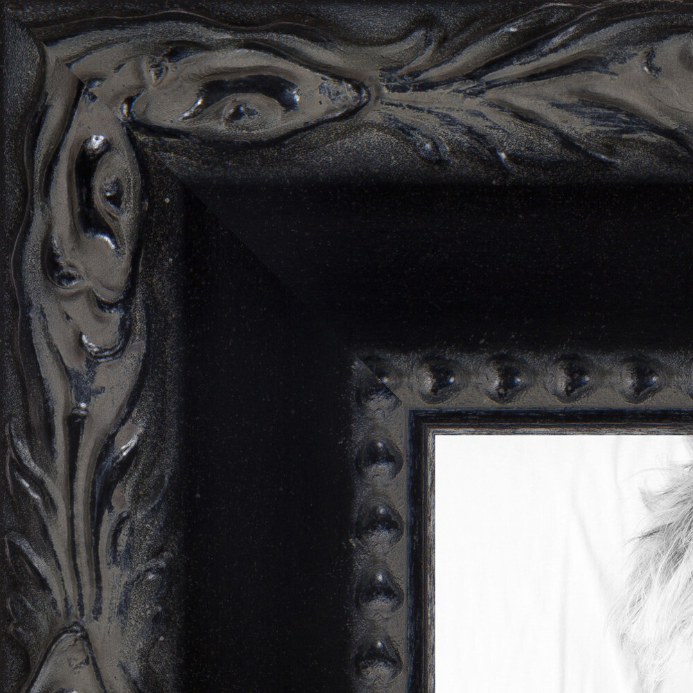 ArtToFrames Picture Frame Custom 1.5" Black Engraved Wood 4055 Small gallery