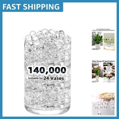 Transformative 140,000 Clear Beads – Elegant Decor for Events & Centerpieces