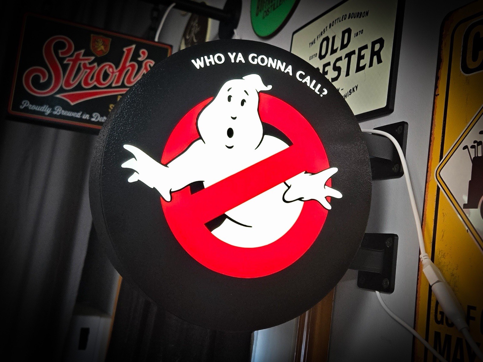 Ghostbusters LED Light Box | USB Powered Movie Sign | RGB Option gallery