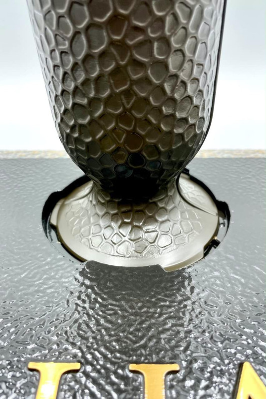 ' Ionic Vase - Replacement Cemetery Flower Vase - 4" D Base with 3 Flanges to Lo gallery