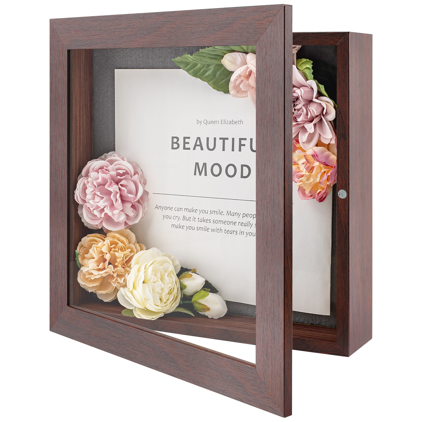 8x8 8x10.5 11x14 Shadow Box Frame Front Opening 2 inch Depth Memory Display Box gallery