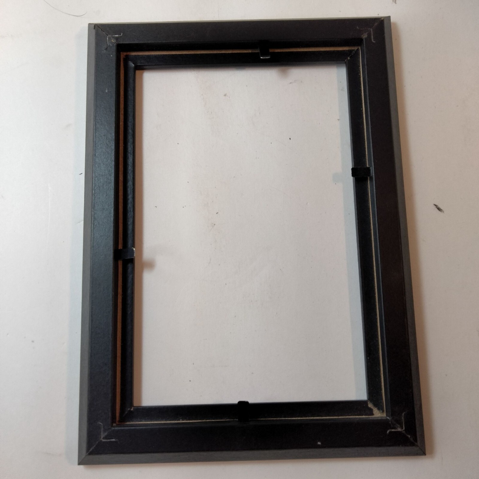 Black Rectangular Picture Frame 6x4 inch Empty Craft gallery