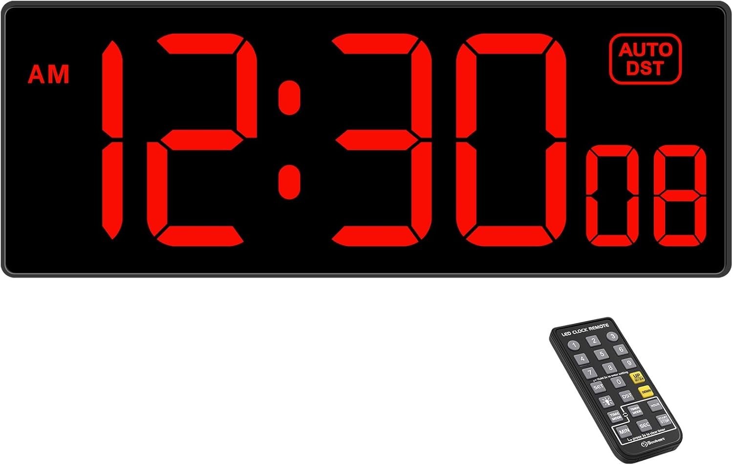 Gym Clock Timer, Workout Clock with Seconds | 5 Dimmer | Remote Countdown Time gallery