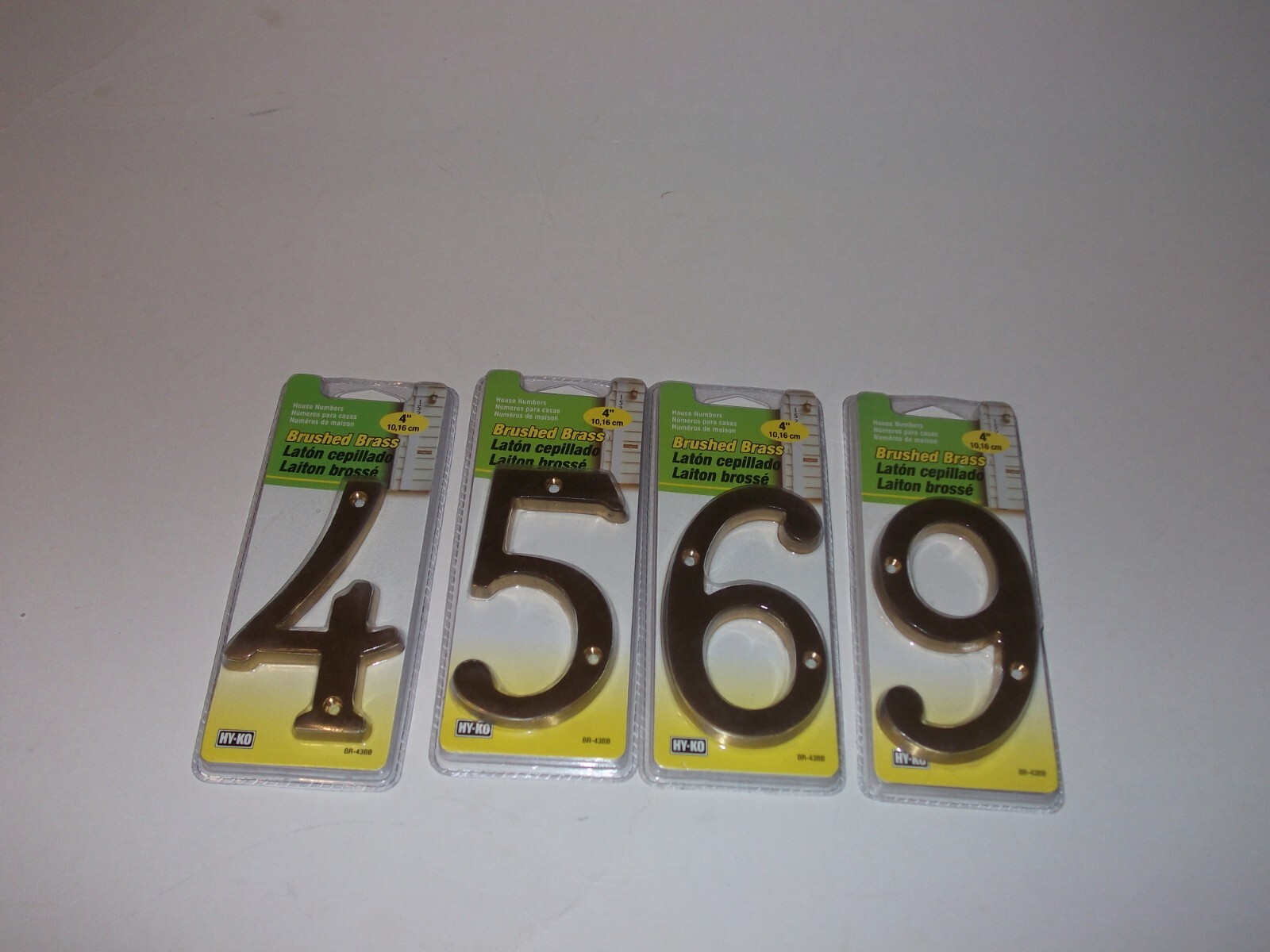 Hy-Ko, 4" Solid Brass Numbers gallery