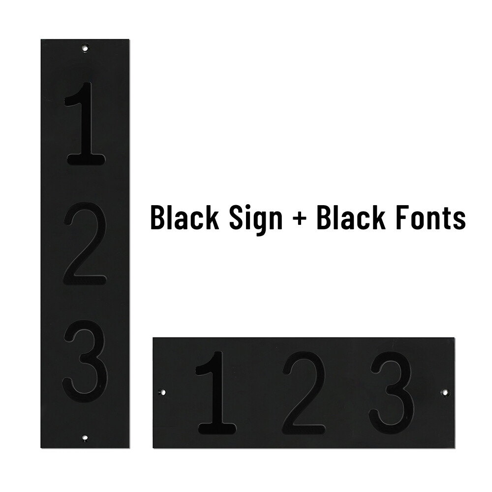 ColourTree Personalized Floating House Numbers Address Street Sign Plaque gallery