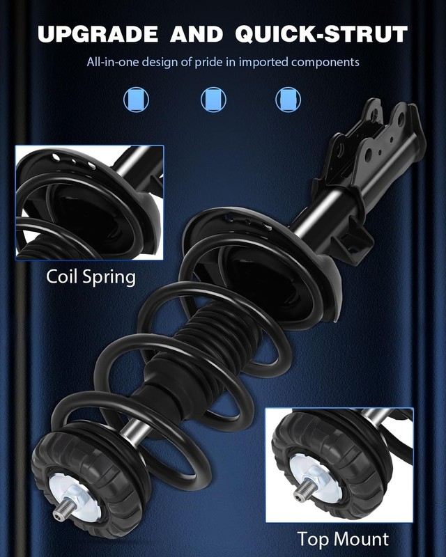 ECCPP Complete Struts Spring Assembly Shock Absorber Fit for Cadillac 2010-20... gallery