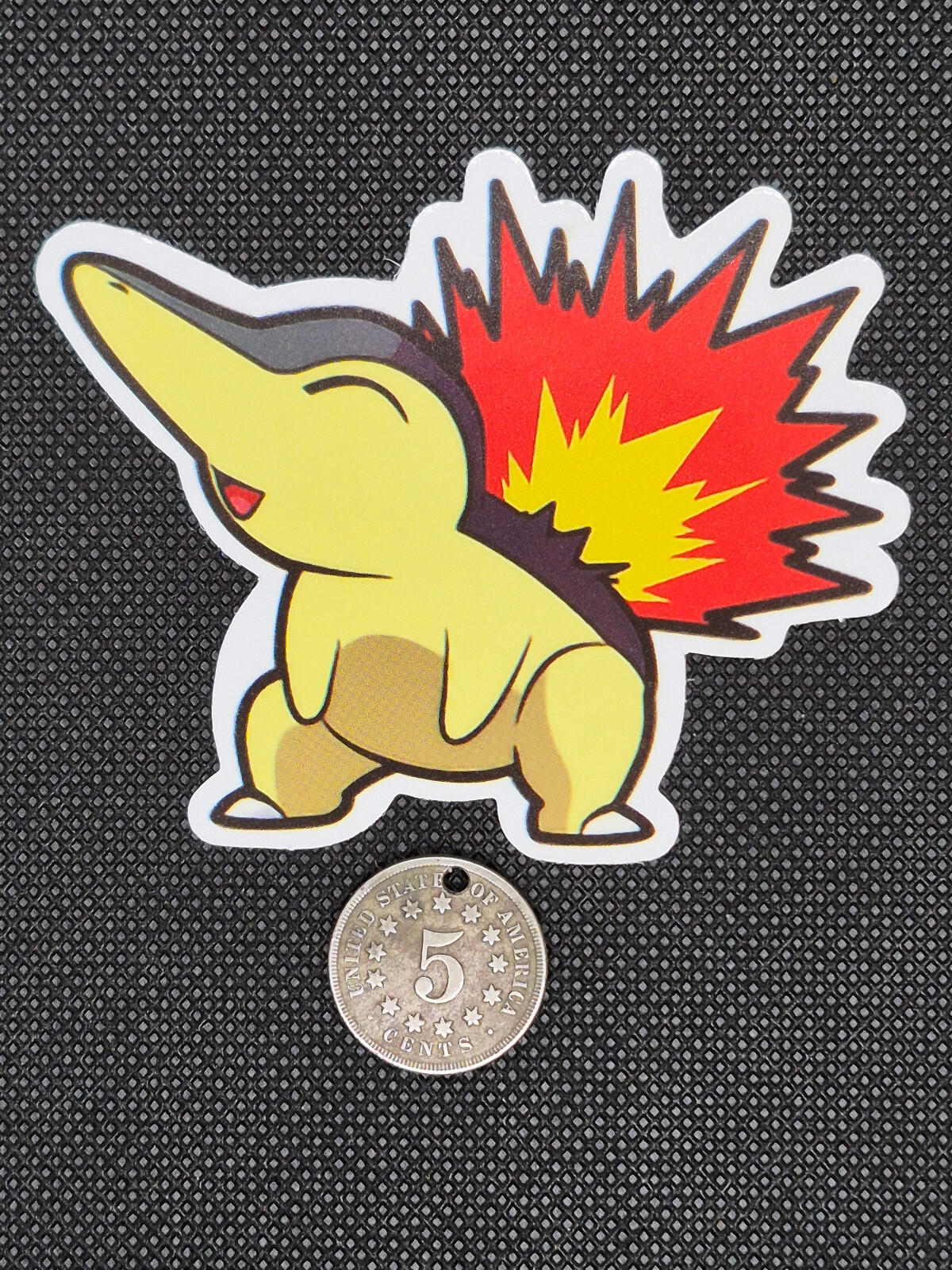 Pokemon Cyndaquil Sticker Decal - US Seller gallery