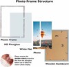 12x16 Picture Frame Rustic White with 11x14 Mat, Display Photo 11x14 with Mat gallery
