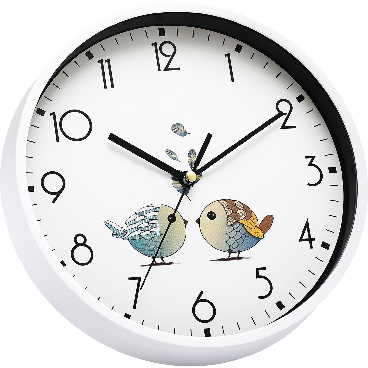 8 Inch Round Wall Clock Silent & NonTicking Retro Wall Clock Operated for Liv... gallery