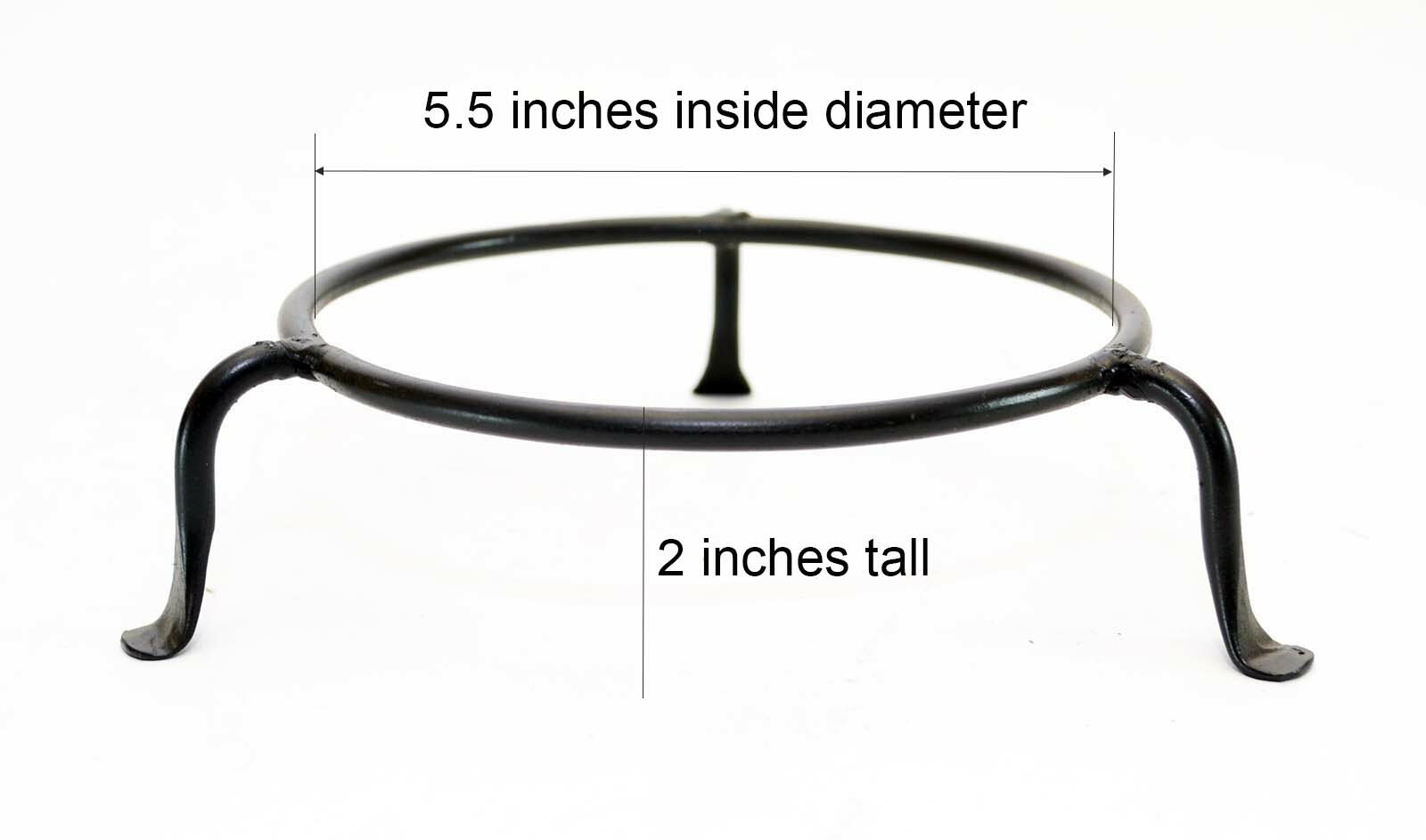 Basic Wrought Iron Display Ring Stand, Bronze Color- 5.5 Inches D x 2 Inches H gallery