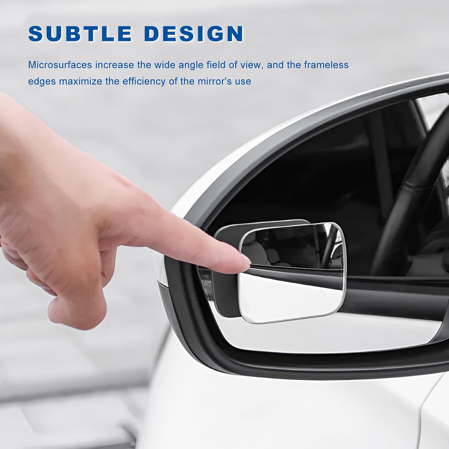 2 PCS Blind Spot Mirrors Rectangular Shaped Wide Angle Blindspot Mirror with gallery