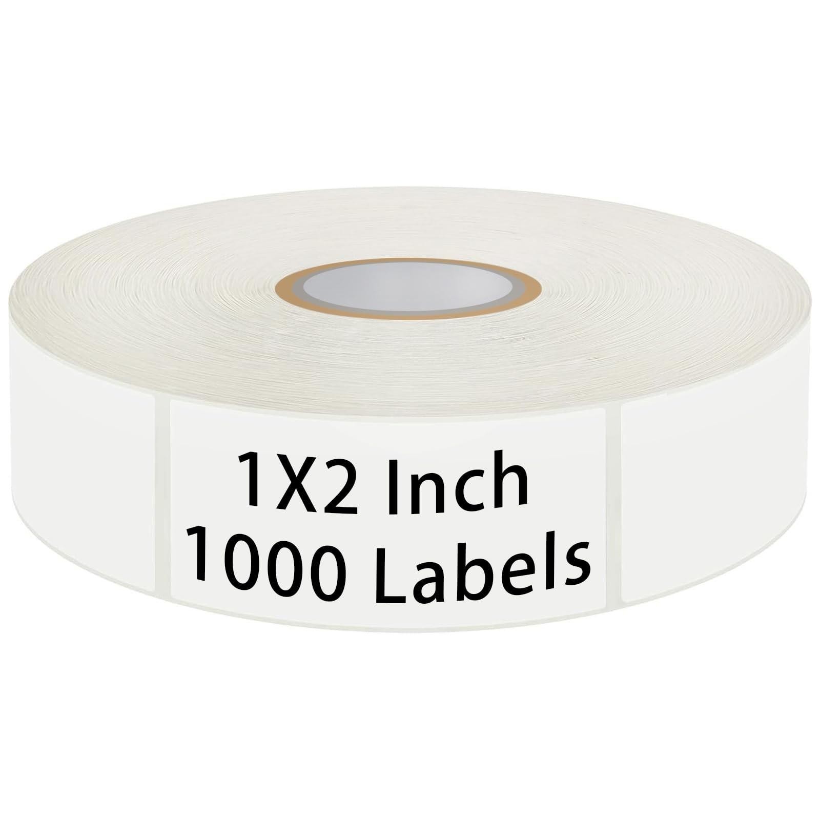 1000 Blank Removable Freezer Labels,date Label 1x2 Inch Food Storage Stickers... gallery