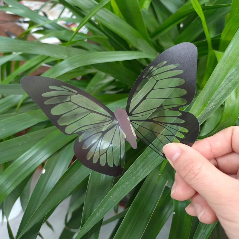 12pcs 3D Butterfly Sticker Wall Decoration for Living Room and Bedroom Stickers gallery