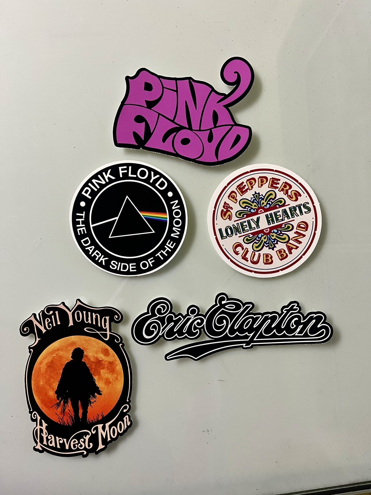 Classic Rock Sticker Pack - Jimi Hendrix, Rolling Stones, The Beatles, The Doors gallery