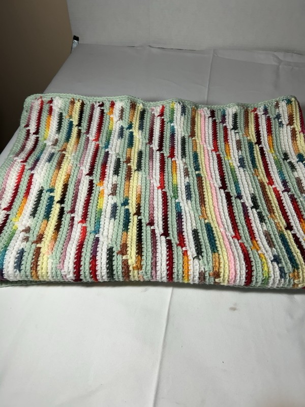 43 X 48 Crocheted Afghan Multicolored gallery