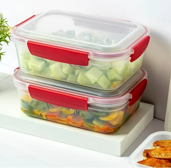5 Pack Airtight Food Storage Containers Set – Stackable, Leakproof Snap Lock Lid gallery
