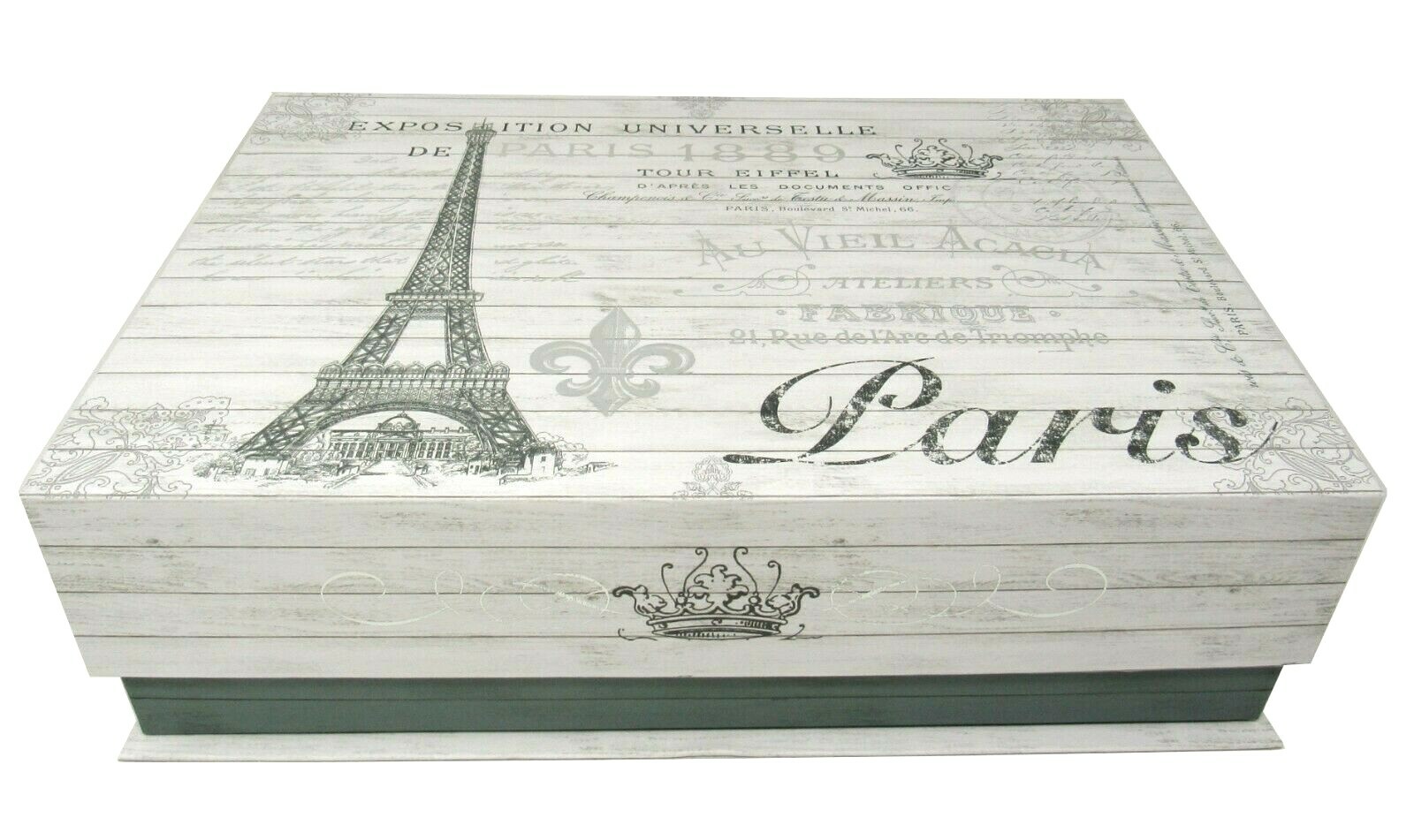 Punch Studio Rectangle Flip Top Nesting Box Paris La Tour Eiffel 14577 Medium gallery