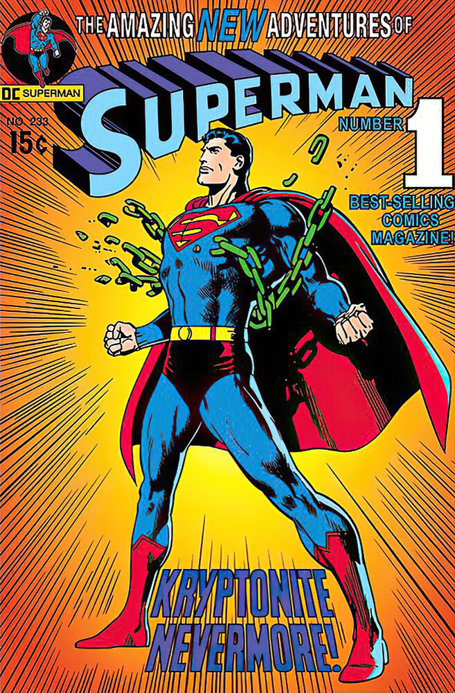 Superman - DC Comics Poster (Kryptonite Nevermore! Comic Cover) (Size 24" X 36") gallery