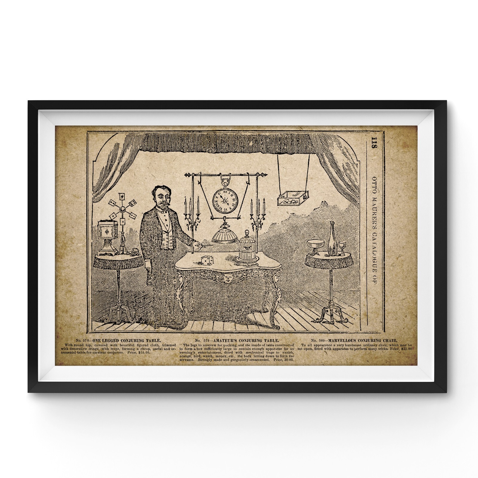 Conjuring Tables Magic Tricks POSTER! (up to 24" x 36") - Magician - Stage gallery