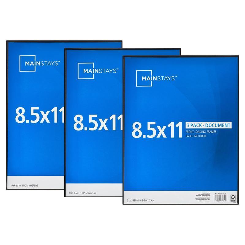 3 Piece Front Loading Document Frames Easy Change Tabletop/Wall Display New gallery