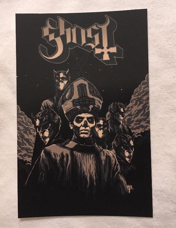 Ghost Band Sticker gallery