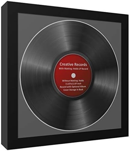 Creative Picture Frames- LP Vinyl Record Album Frame Display with LP Mat gallery
