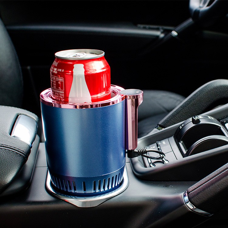2 In1 Car Heating Cooling Cup 12V Smart Car Cup Holder Digital Temperature Displ gallery