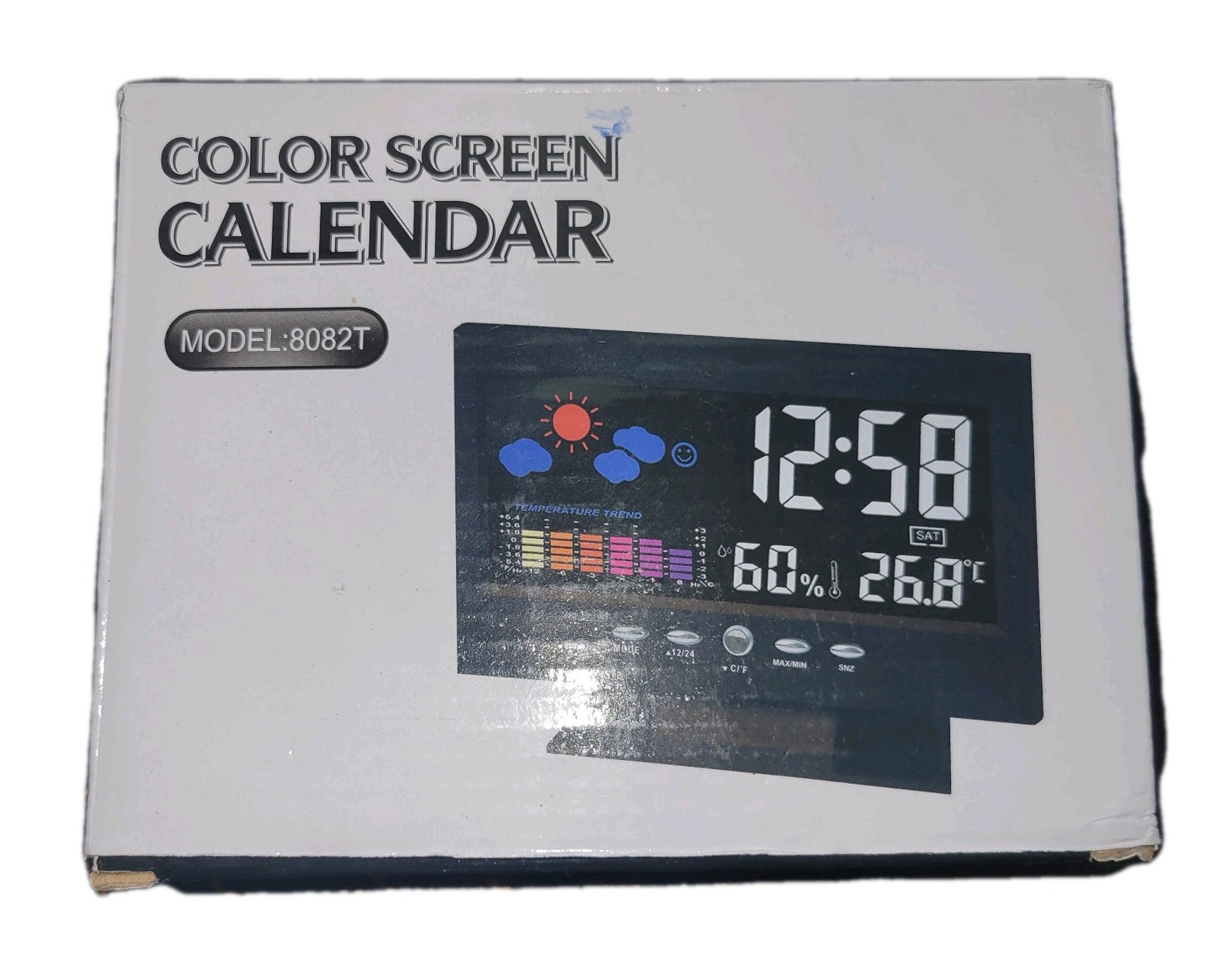 Color Screen Calender, 8082T, Silver gallery