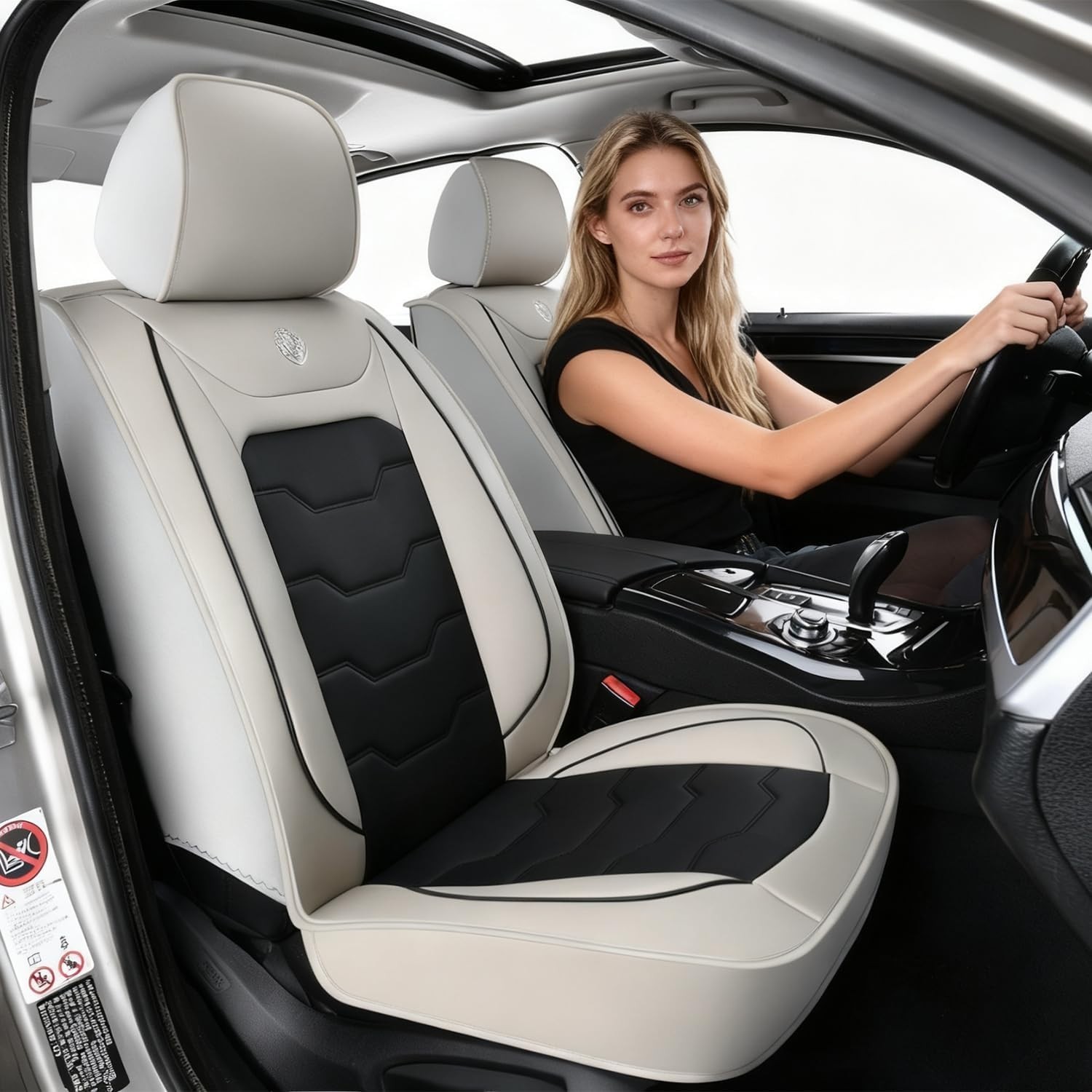 FREESOO Universal Seat Covers set for most 2000-2026, Sedans & SUVs, 5-seat set gallery