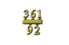 Arabic Gold Clock Numerals - Numbers 3,6,9,12 - Stick On - Choose 6 Sizes! gallery