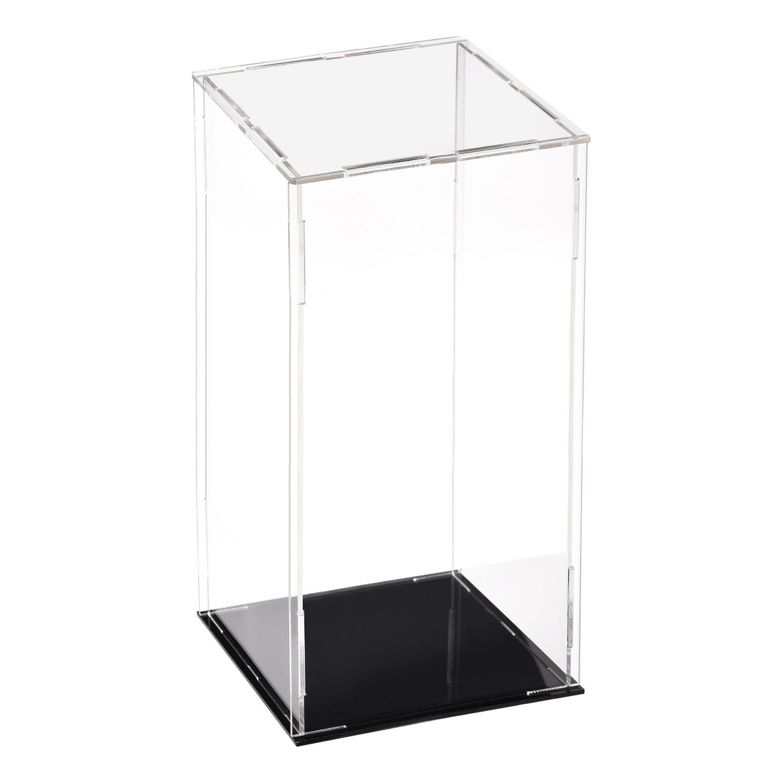 Acrylic Clear Display Case Box Dustproof Protection Showcase 10x10x25cm gallery