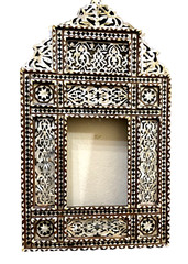 Handmade Mirror Wall Frames Decor, Art Decor Furniture, Wood Mirror Frame Inlaid