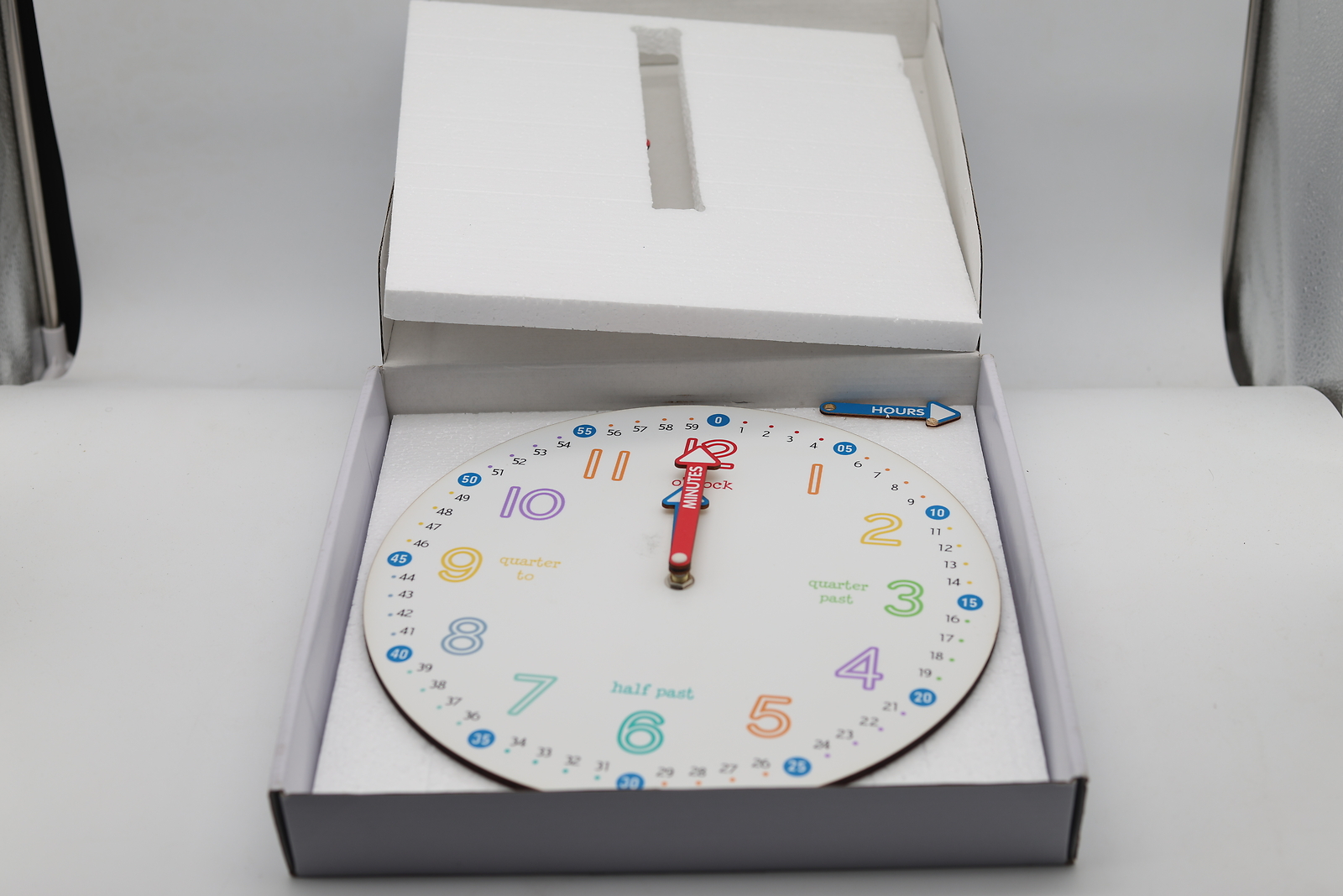 Vigorwise Telling Time Teaching Clock for Kids gallery