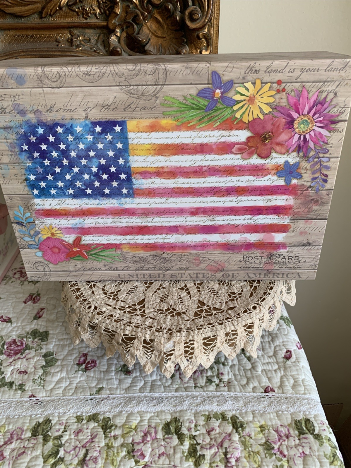 Punch Studio Rectangle Box “America “ gallery