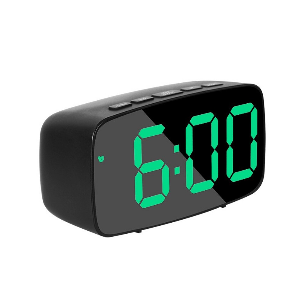 Digital LED Desk Alarm Clock USB Snooze Temperature °C/F Date Display Bedroom gallery