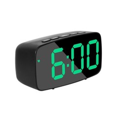Digital LED Desk Alarm Clock USB Snooze Temperature °C/F Date Display Bedroom