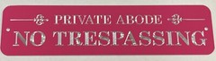 Engraved Custom YOUR Message Text Diamond Etched Pink Aluminum Metal 12×3 Sign