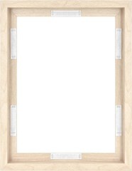 Canvas Float Frames 12X16 Frame, Natural Woodgrain for Finished Canvases, Vertic