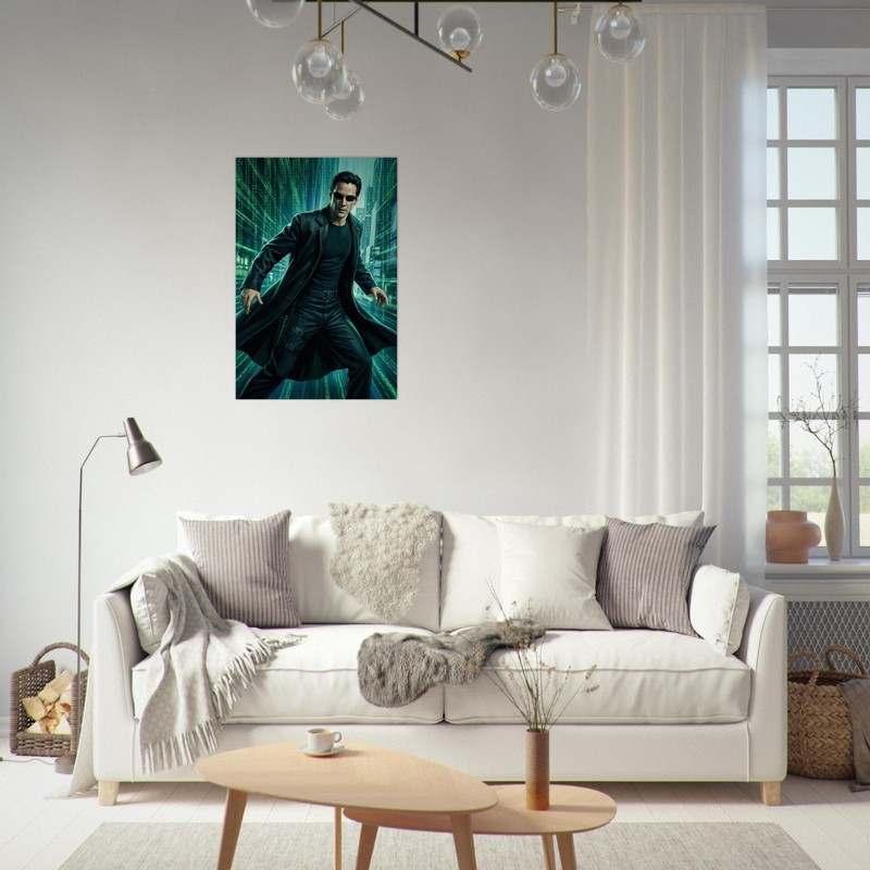 NEO THE MATRIX POSTER - Sci-Fi Hacker Art - Original Kore Studios Illustration gallery