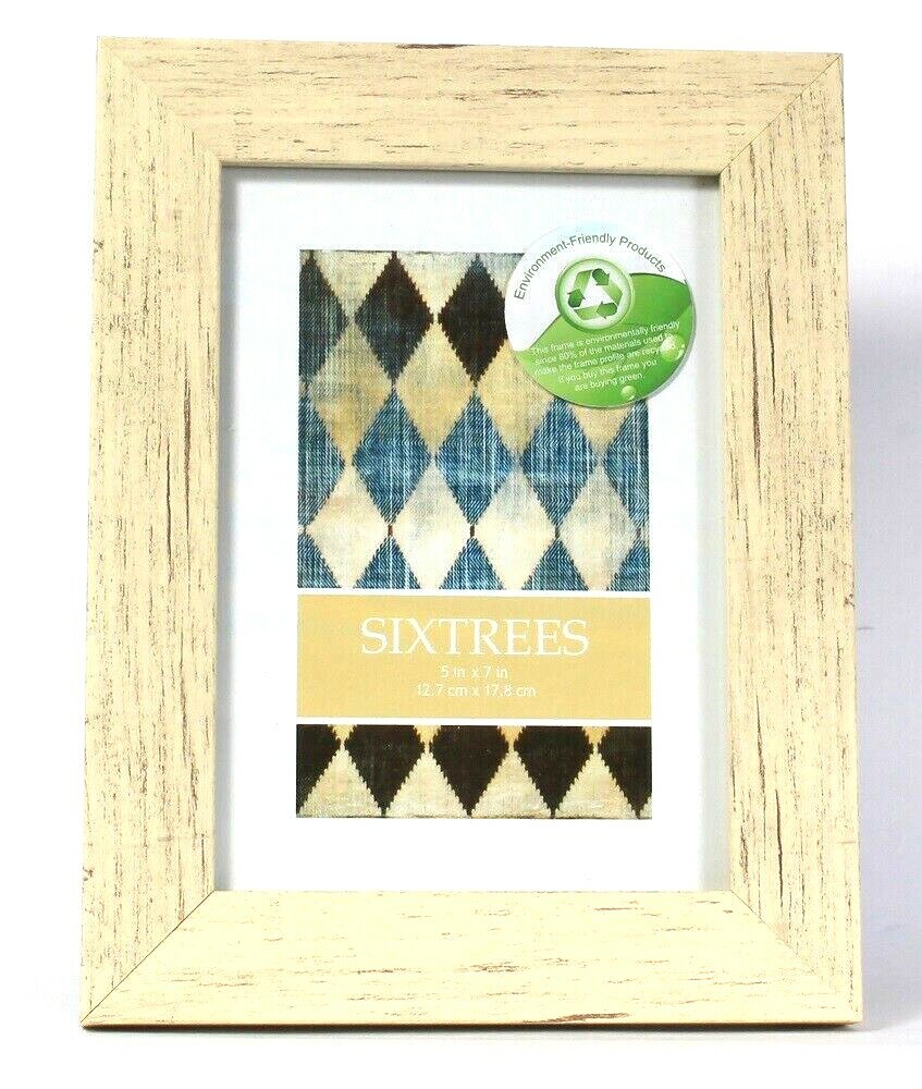 1 Count Sixtrees 5 In X 7 In Environmentally Friendly Wood Picture Frame gallery