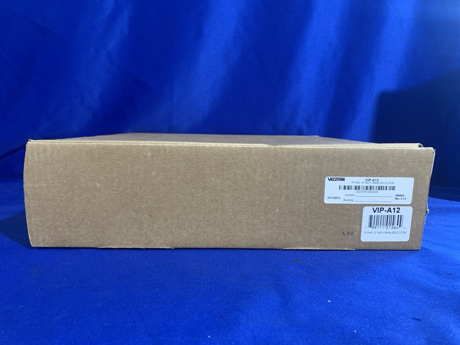 Valcom VIP-A12 IP PoE Analog Clock - New Sealed in Box gallery