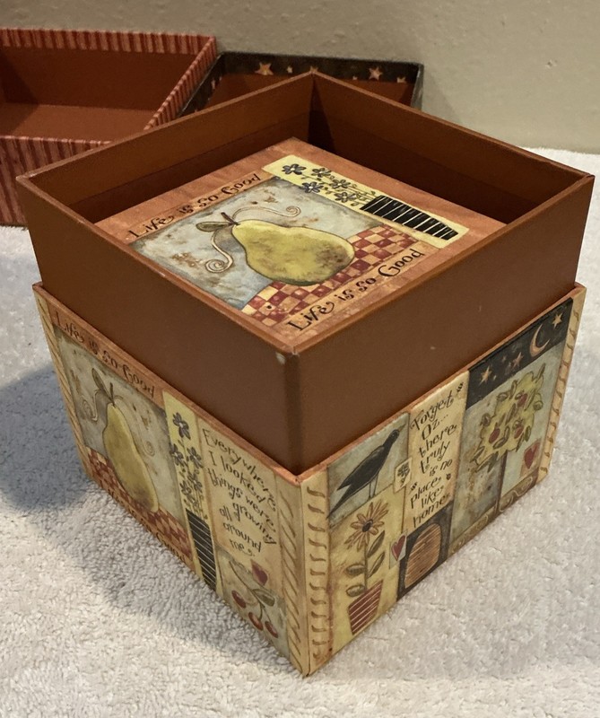 Bob’s Boxes Simple Life Nesting Boxes, Set Of 7 With Lids. gallery