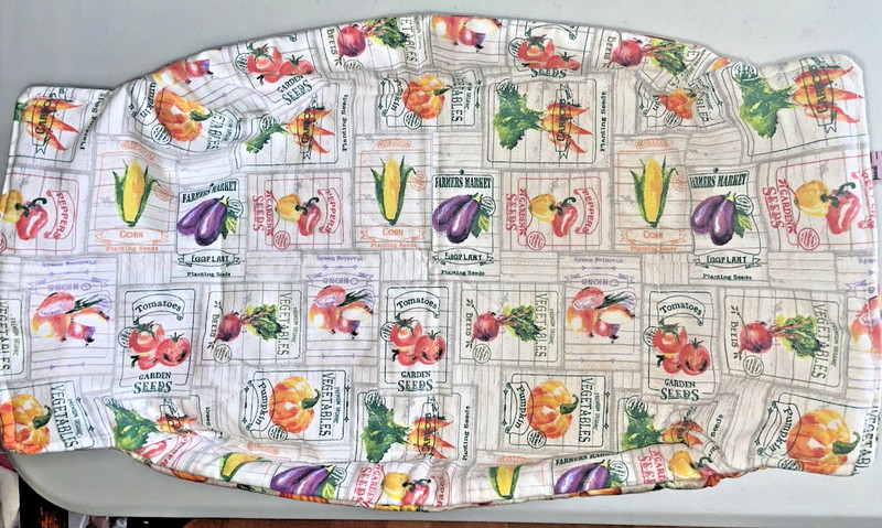 Large Thick Double Sided Deep Vegetable Basket Liner Fabric Garden 100% Cotton gallery
