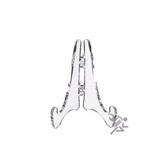 6 OnFireGuy Mini 2-1/8″ Clear Adjustable Folding Easel Display Stands