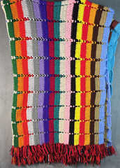 Multicolor Crochet Afghan Blanket Throw Granny Cottagecore 50 W X 78 L