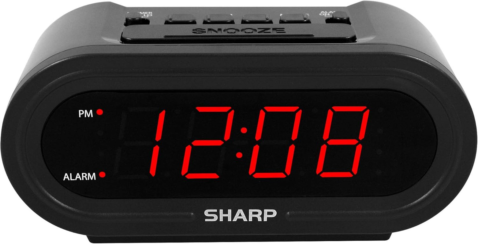 AccuSet Automatic Smart Alarm Clock – Self-Setting Digital Clock, Auto Time & DS gallery